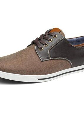 🆕Bruno Marc Men Dark/Brown Sneakers Canvas Synthetic Comfortable Casual Shoes